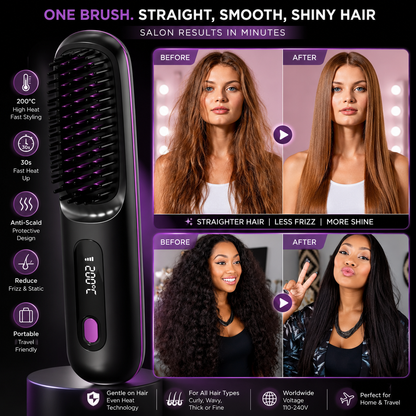VelouraX™ OnePass Professional Salon Hair Straightener