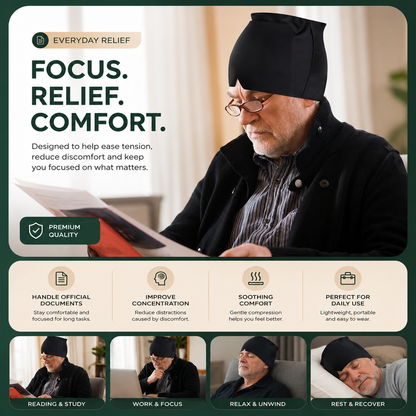 Migraine Relief Cap | Instant Cooling Comfort in Minutes