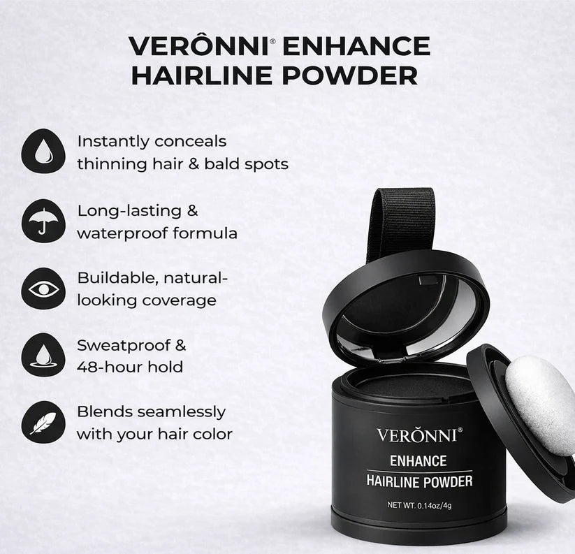 Veronni Professional Hairline - Instantly Fills Bald Spots in Second