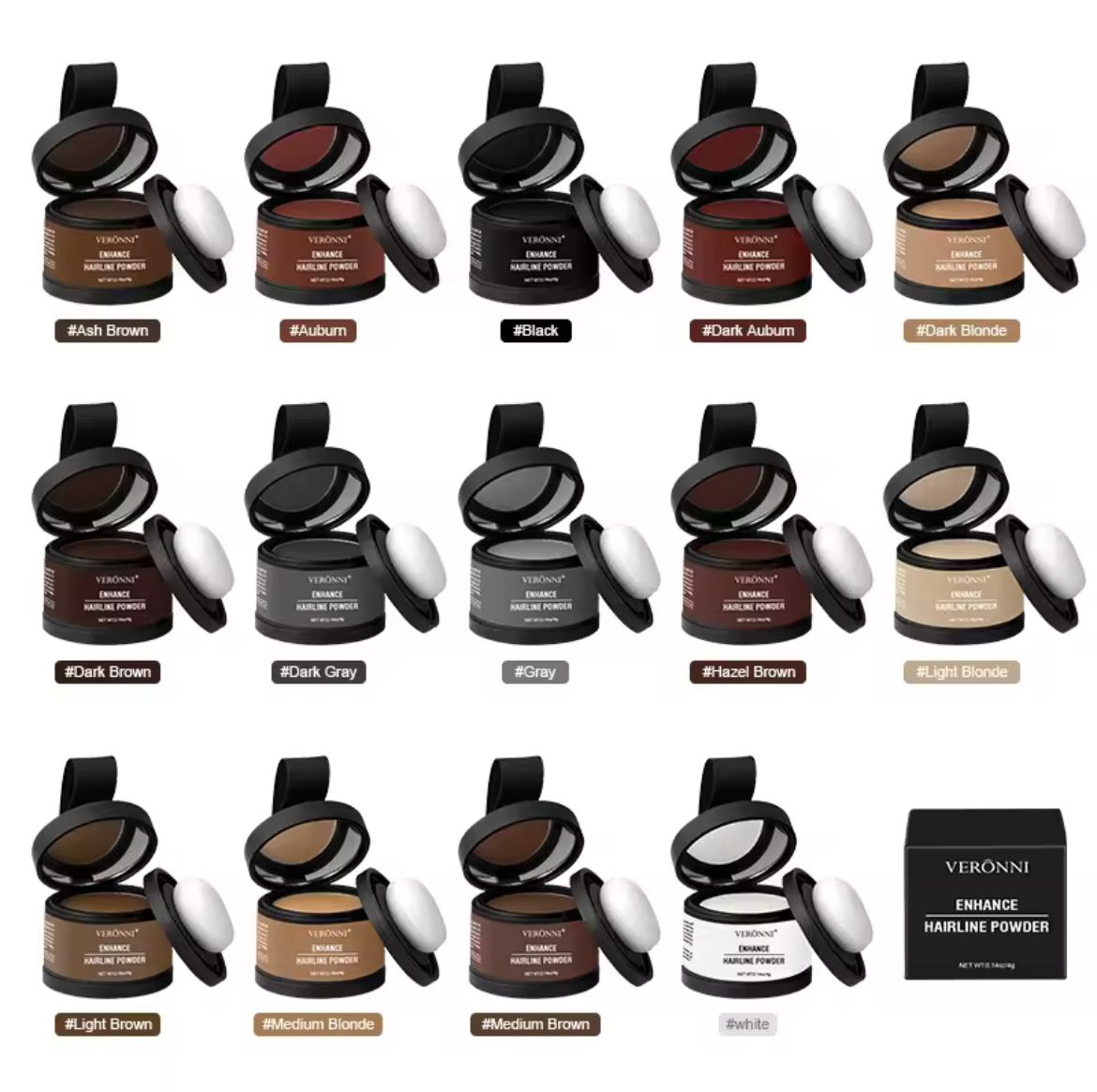 Veronni Professional Hairline - Instantly Fills Bald Spots in Second