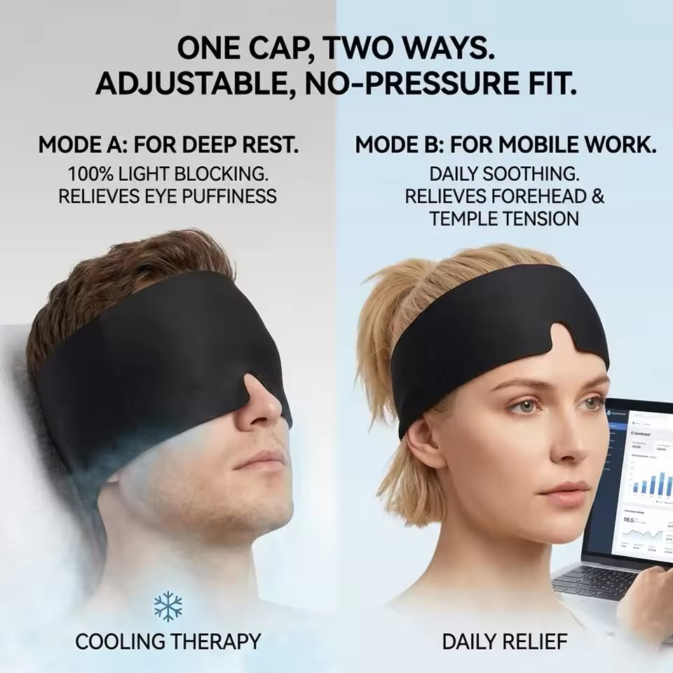 Migraine Relief Cap | Instant Cooling Comfort in Minutes